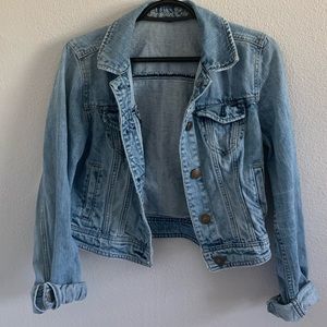 American Eagle cropped denim jacket